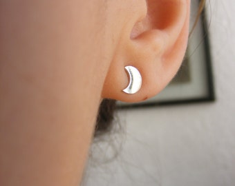 Silver Moon Handmade Earrings