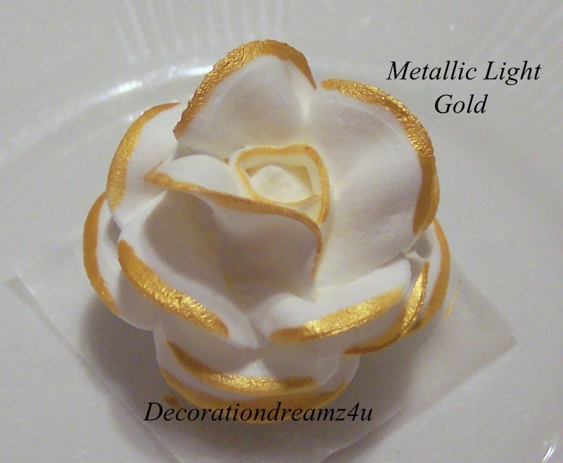 10 Edible Rose Edible Flower Edible Topper Edible