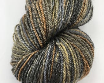Handspun Yarn Sportweight SW Merino Tencel "Metallica" 270 yds.