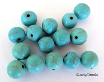 Sale - 20% 15 imitation Emerald 10mm glass beads