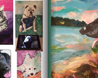 Commission Pet Portrait Size- Any Sizes Available!