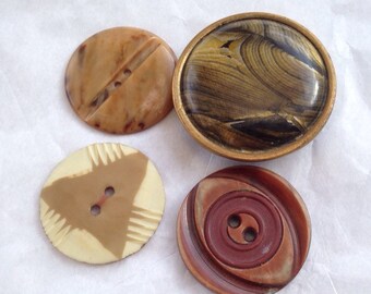 Vintage celluloid buttons