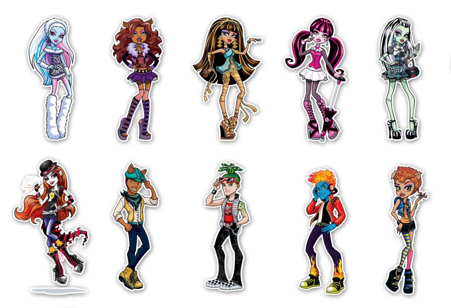 Все персонажи монстер хай и их имена с картинками на русском языке