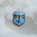Vintage Made in Germany Sea World Killer Whale Travel Shield Charm