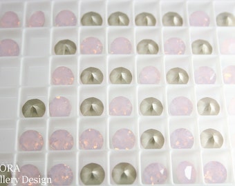 Swarovski Rhinestone Chaton 1088 8mm 39ss - Rose water opal