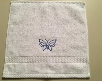 Washcloth With a Butterfly