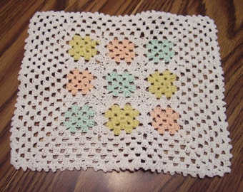 Mini Granny Square Afghan Blanket