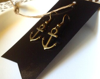 Earrings | Oxidized Brass