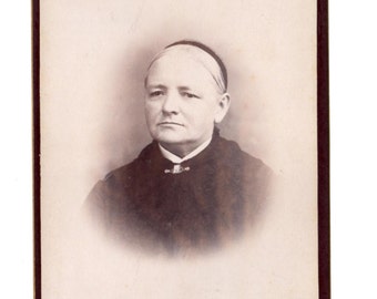Antique Cabinet Card Photograph - Manchester New Hampshire - Mixed Media, Altered Art, Collage, Assemblage Supplies