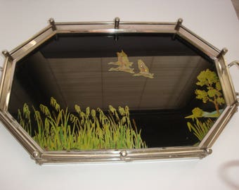 Ducks in Flight Glass Tray Made in Germany