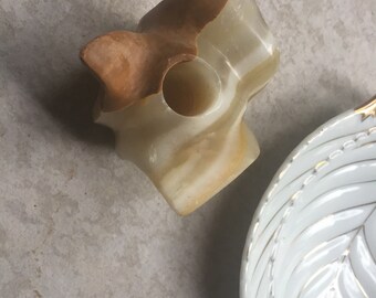 Vintage Marble Candle Holder