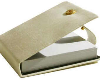 Ivory Thai Silk Notebook