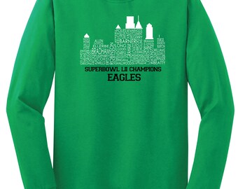 Philly Skyline Champs Long-Sleeved Shirt