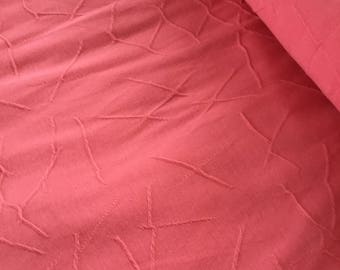Poly Knit Sasha, Coral,Dress Fabric, By the yard