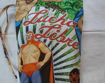 Knitting Project Bag - Lucha Libre