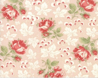 Victoria Pink Ribbon Kensington Garden by 3 sisters for Moda 44161-11