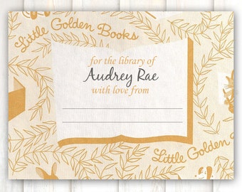 Little Golden Book Bookplates