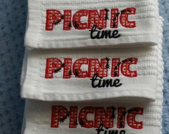 Eco-Friendly Picnic / BBQ Napkins - Set of 4