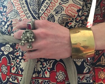 Brass Cuff Bracelet