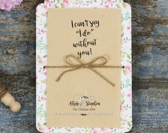 Gorgeous Sweetly Rustic Wedding Invitation - BH5042