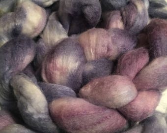 Polworth/Silk Blended Roving -Ursula