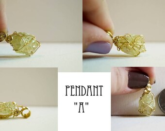 Green Apatite Pendant