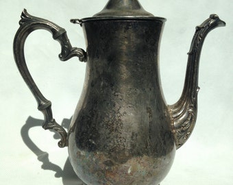 Silver plated tea set pitcher