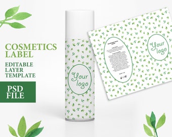 Cosmetic label soap label design custom soap labels soap packaging watercolor packaging packaging template soap label template custom label