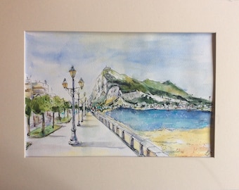 The Rock of Gibraltar from La Linea #1