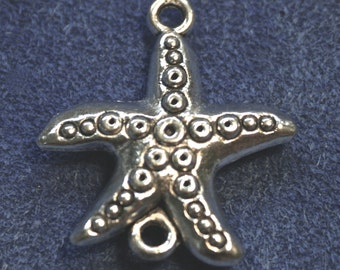 Pewter Starfish Charm (1 charm) 27mm
