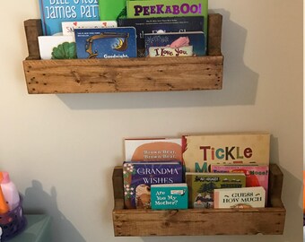 Pair of Nursery Bookshelf