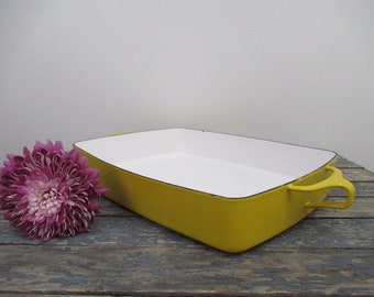 Dansk Kobenstyle, Yellow Dansk Casserole, Vintage Dansk, Danish Modern Design, Mid Century Modern
