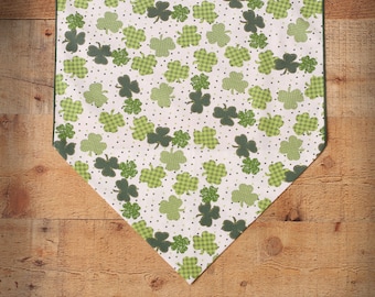 St. Patrick's Day Table Runner, 36" or 72" St. Pat's Table Runner, Irish Home Decor