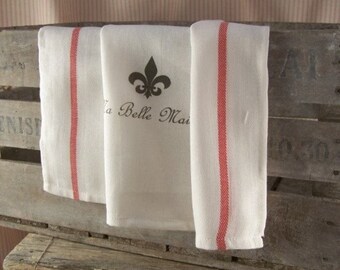 Kitchen Towel Ma Belle Maison, tea towels, kitchen cloth, kitchen towels, kitchen retro, kitchen