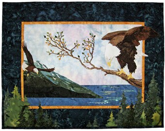 Wildfire Designs Alaska Taking Flight Applique Quilt Pattern