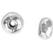 New! Karen Hill Tribe Fine Silver Faceted Roundel Beads, 7.5mm wide x 4.5mm tall, unique artisan-made beads and supplies