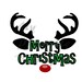 Christmas Iron on Merry Christmas, Stag, for transfer, Instant Download