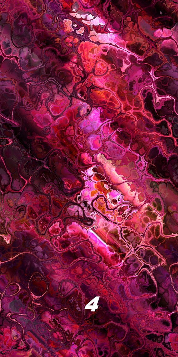 Pink Fushia White Textile Artist Created Lycra Knit Fabric By The Yard Athletic Apparel Swimwear Swim Suit
