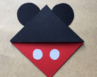 Mickey Mouse Corner Bookmark