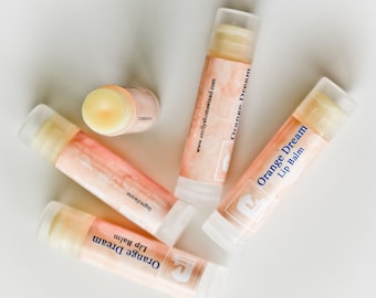 Orange Dream Lip Balm - All Natural Lip Balm, Delicious Lip Balm