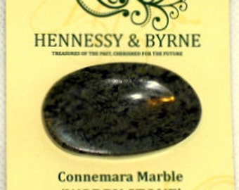 Six Handcrafted Connemara Marble 'Worry Stones'