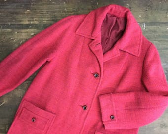 Scotlander Harris Tweed Wool Coat