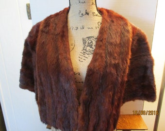 Vintage Fur Stole, Vintage Sale