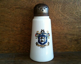Antique English Pounce Pot Writing Blotting Ink Writing Calligraphy Instrument circa 1910's / English Shop