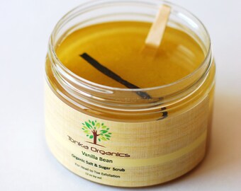 Organic Himalayan Salt and Sugar Scrub