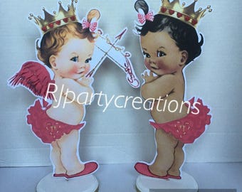 Cupid baby centerpiece