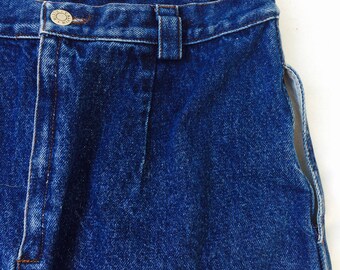 Calvin Klein Vintage 90's High waisted Jean Skirt