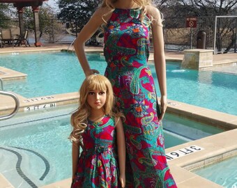 36 - Mother daughter dresses / Mommy and Me Dresses | Matching Mother Daughter Dresses| Mother Daughter Matching /mommy&me