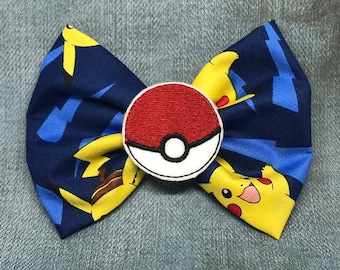 Poke-mon Pokeball Hairbow