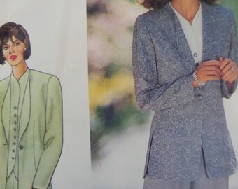 STRAIGHT LEG PANTS Pattern • Butterick 4202 • Miss 12-16 • Split Hem Jacket • Fitted Top • Sewing Pattern • Womens Pattern • WhiletheCatNaps